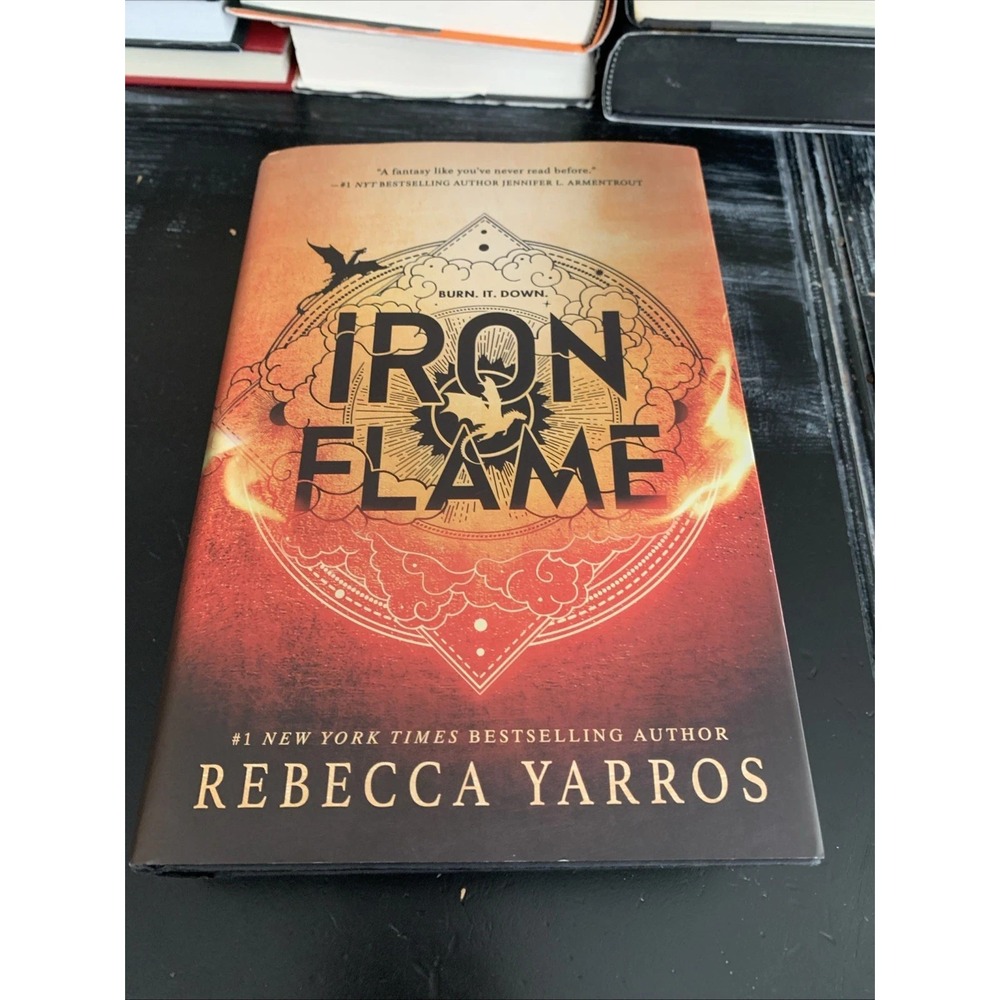 Iron Flame by Rebecca Yarros (2023, Hardcover) 1st/1st Edition Sprayed Edges